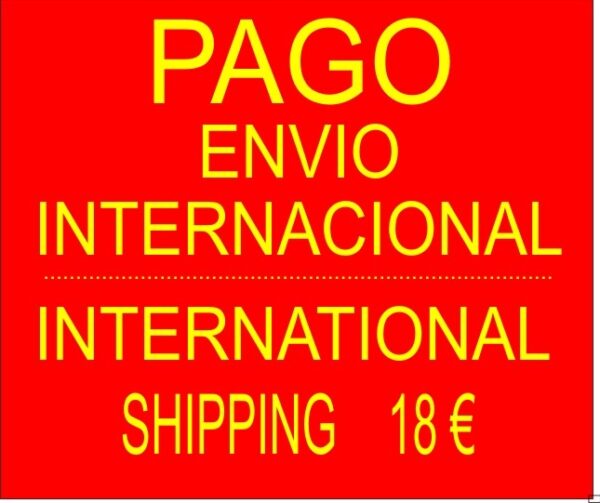 PAGO ENVIO INTERNACIONAL INTERNATIONAL SHIPPING