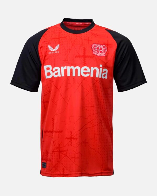 CAMISETA JUEGO OFICIAL CASTORE BAYER LEVERKUSEN HOME 24/25