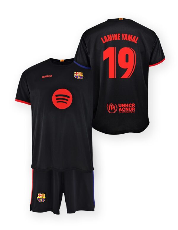 PACK FC. BARCELONA NIÑO - PROD. OFICIAL  ( LAMINE YAMAL +19 )