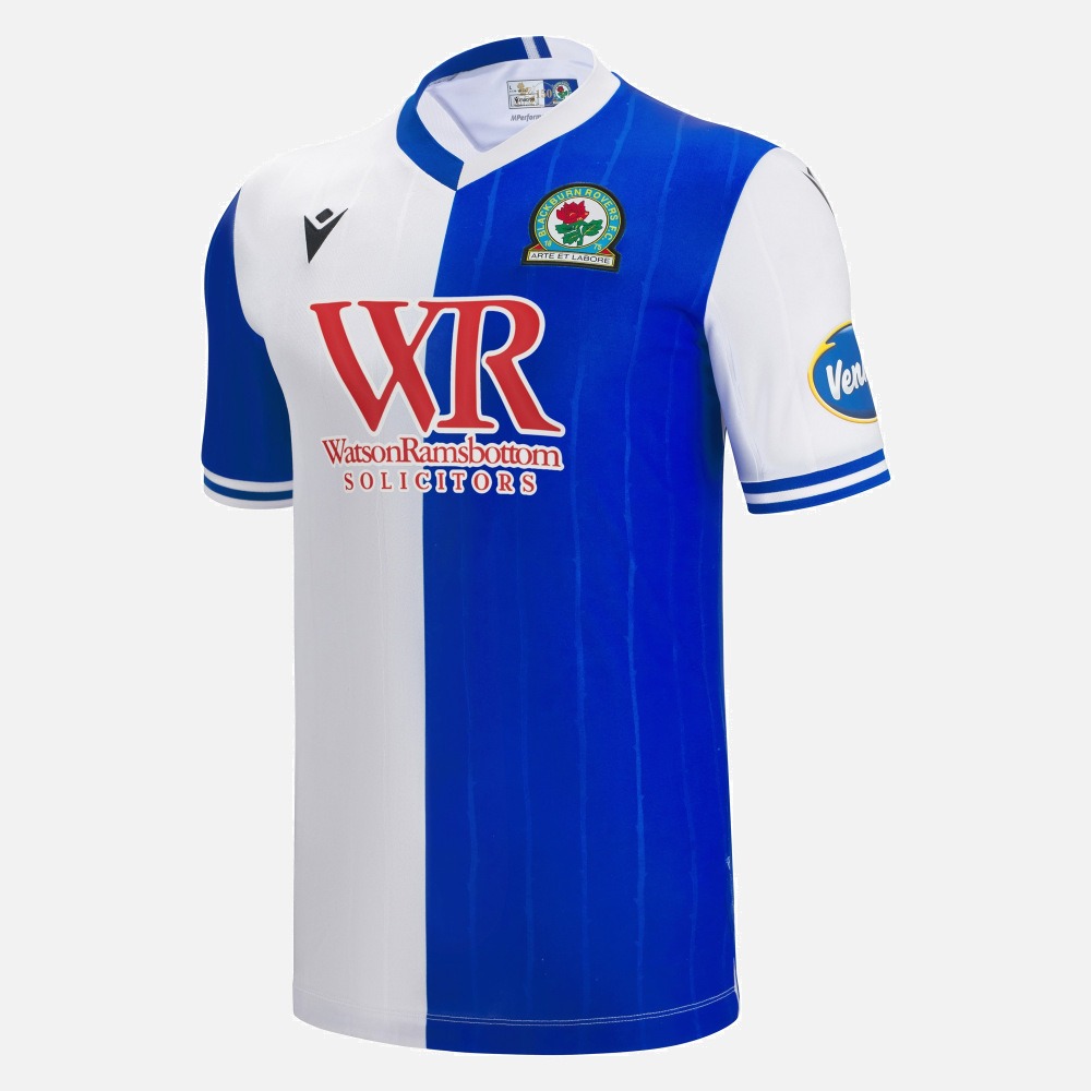 CAMISETA JUEGO OFICIAL MACRON 1ª EQUIPACION BLACKBURN ROVERS 25/26