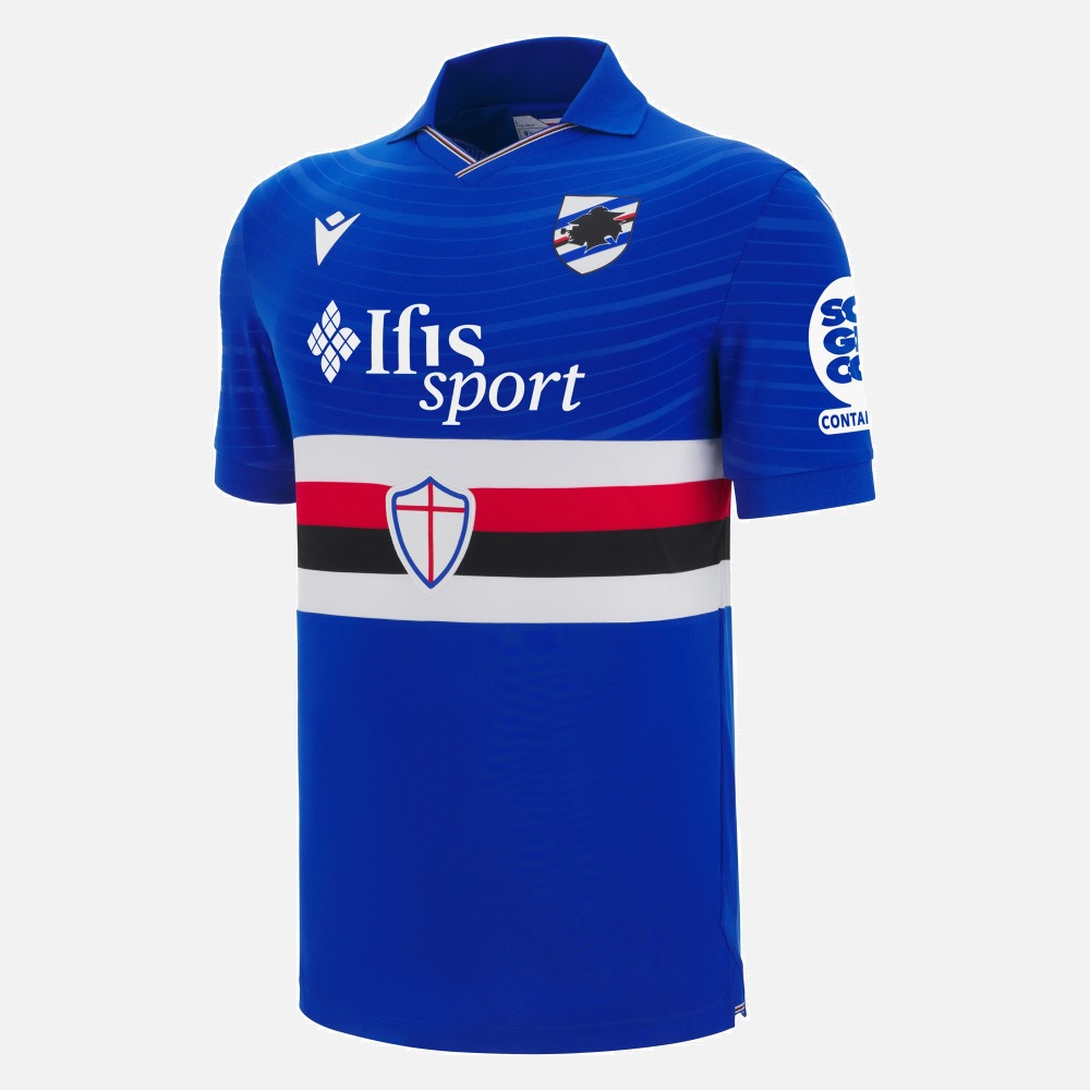 CAMISETA JUEGO OFICIAL MACRON 1ª EQUIPACION SAMPDORIA 25/26