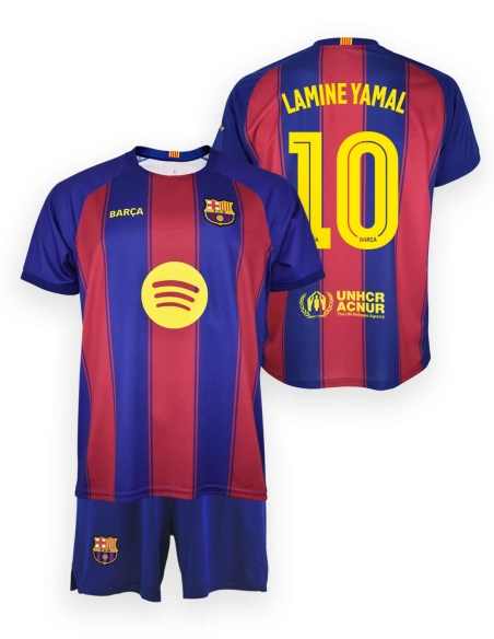 PACK OFICIAL FC.BARCELONA NIÑO L.YAMAL 10 (Marca Barça)