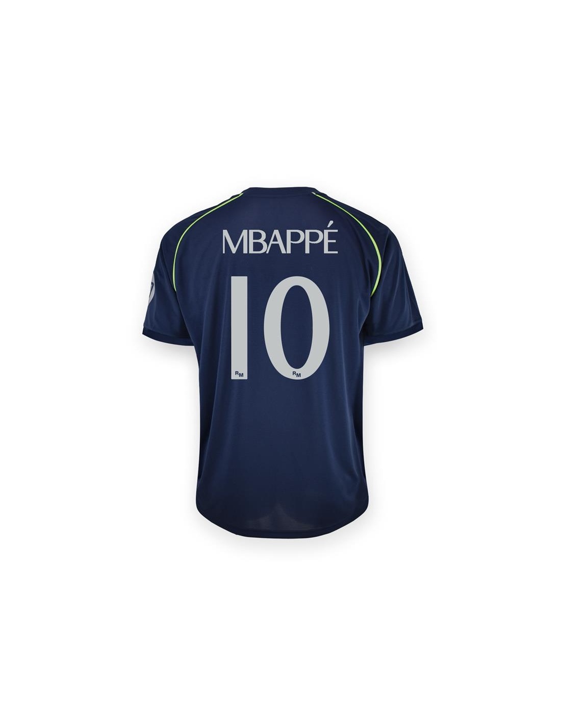 CAMISETA REAL MADRID 2ªEQUIPACION ( MARCA RM ) 25/26 MBAPPÉ +10 - PRODUCTO OFICIAL