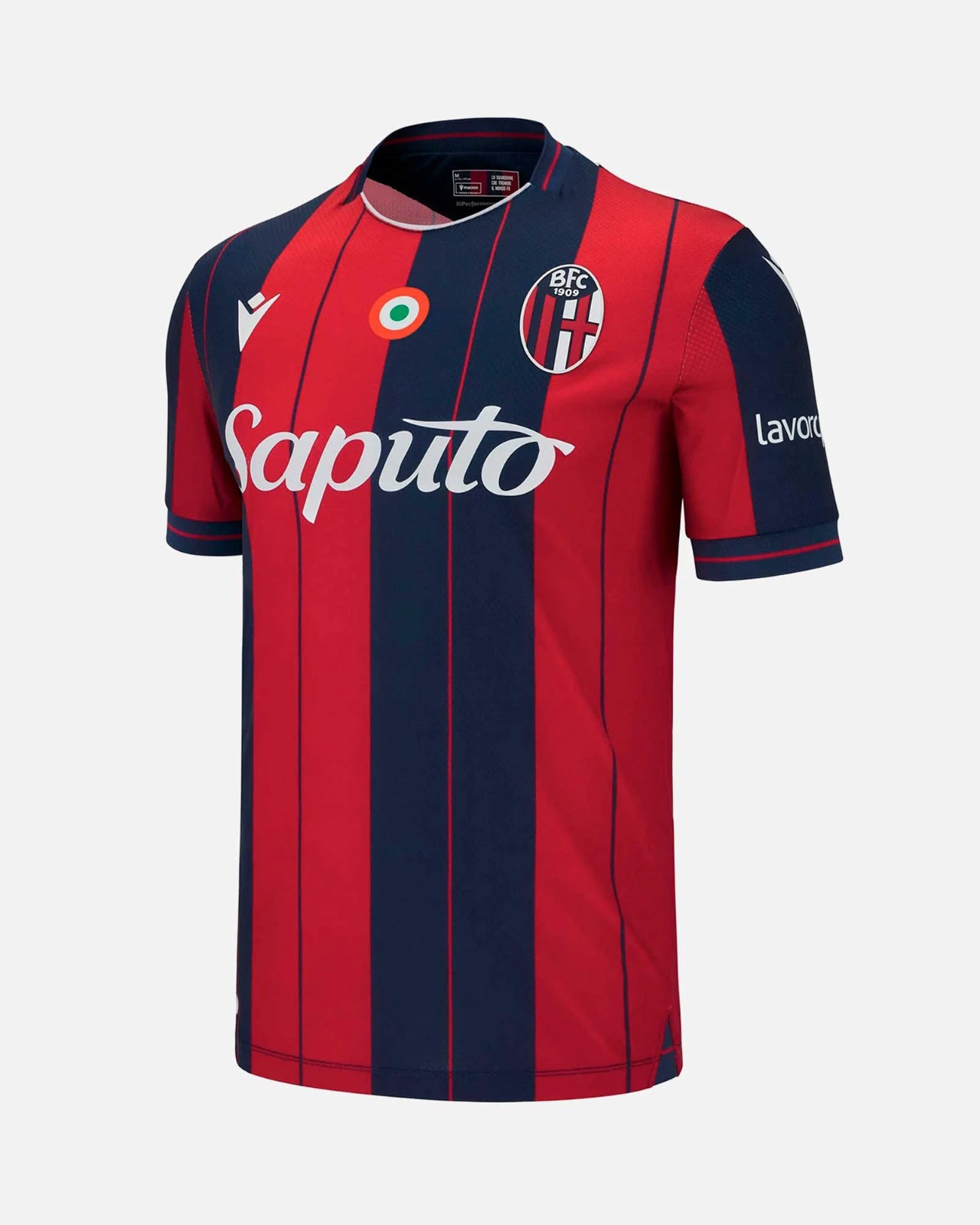 CAMISETA JUEGO OFICIAL MACRON 1ª EQUIPACION BOLONIA FC 25/26