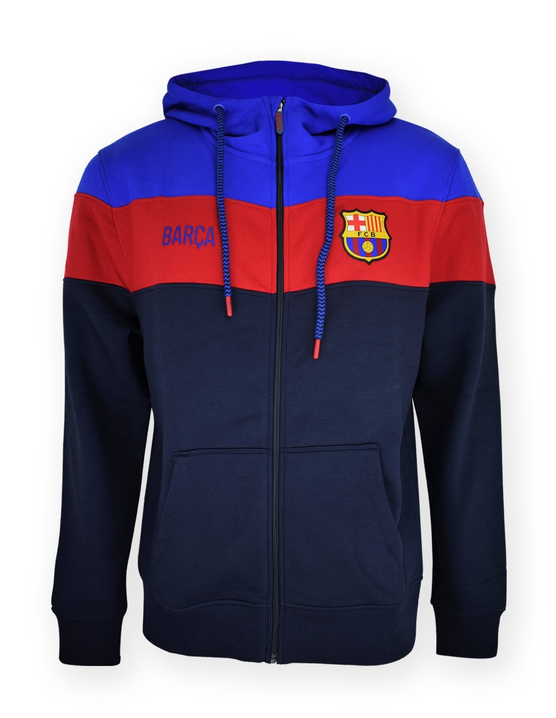 CHAQUETA FC.BARCELONA HOODIE ABIERTA BARçA MATCH ( MARCA BARCA ) PRODUCTO OFICIAL