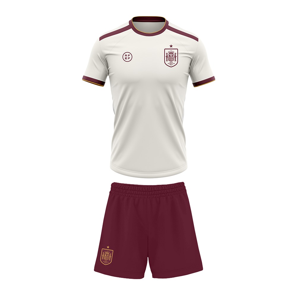 MINIKIT ESPAÑA 2ª EQUIPACION ( MARCA RFEF ) - PRODUCTO OFICIAL