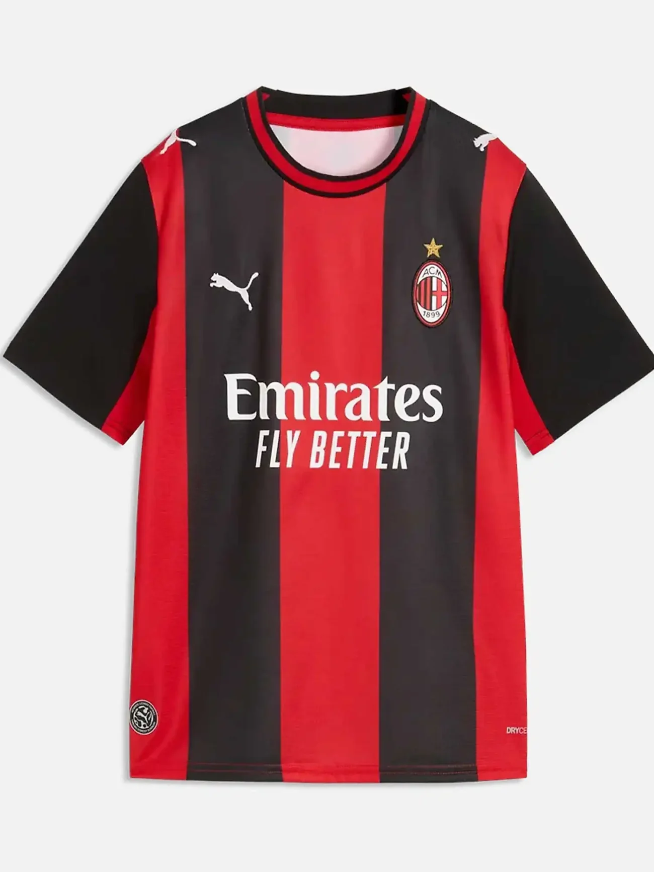 CAMISETA JUEGO OFICIAL PUMA 1ª EQUIPACION AC. MILAN NIÑO 26/27