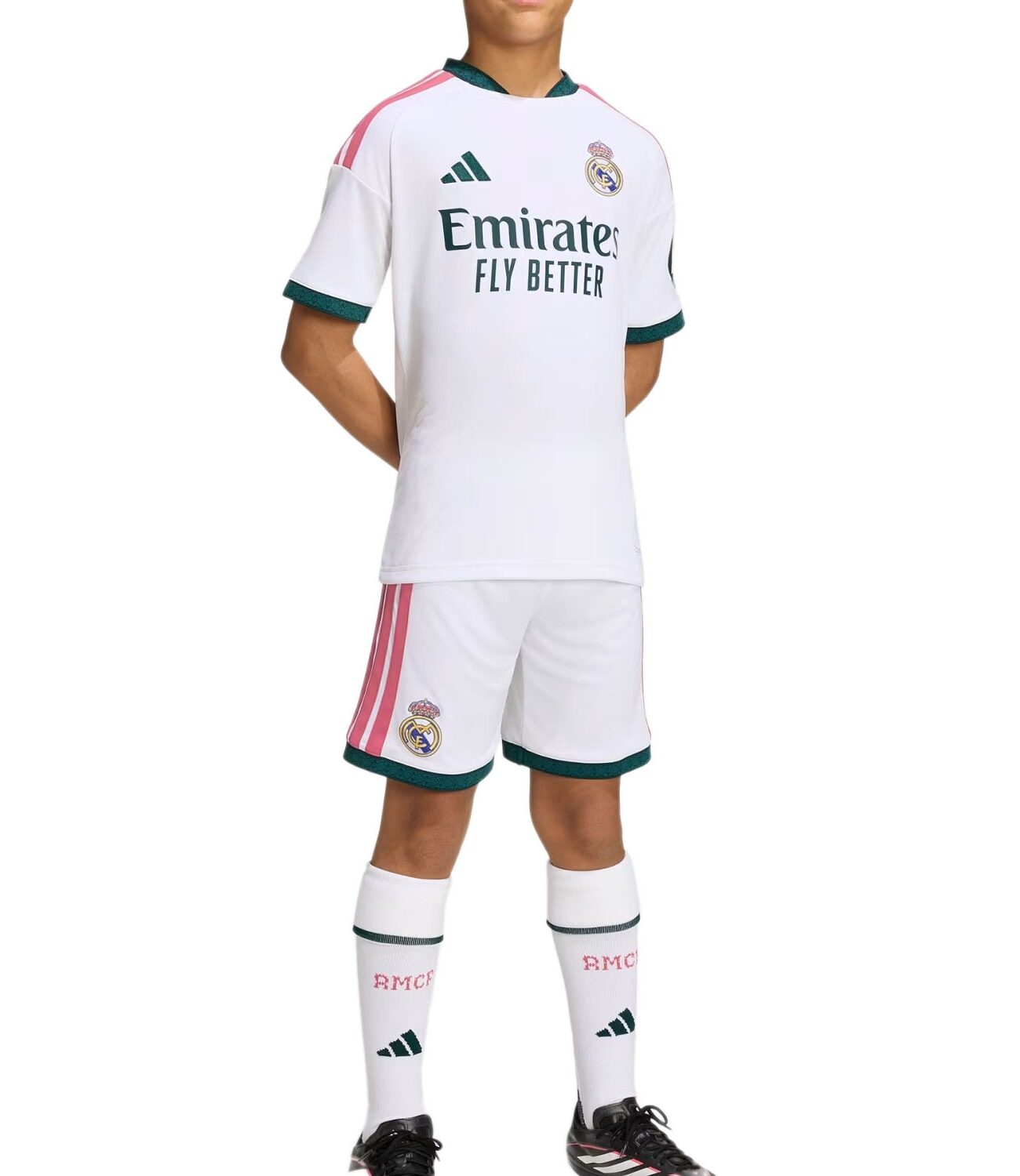 PACK JUEGO OFICIAL ADIDAS REAL MADRID 1ªEQUIPACION 2026-2027 NIÑO