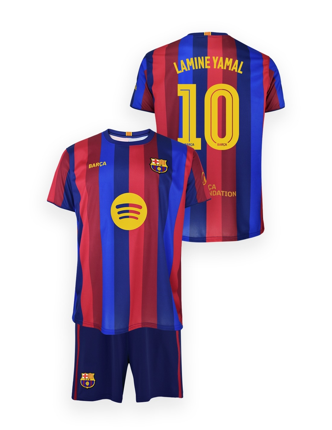 BOX 1ªEQUIPACION FC.BARCELONA ( MARCA BARçA ) LAMINE YAMAL - PRODUCTO OFICIAL
